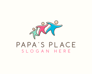 Father - Family Social People logo design