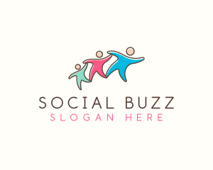 Family Social People logo design