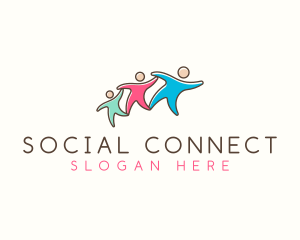 Social - Family Social People logo design