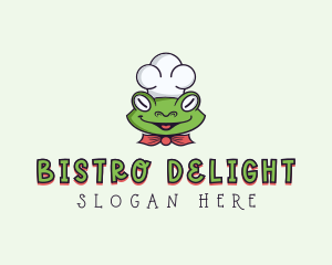 Frog Chef Cook logo design