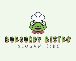 Frog Chef Cook logo design