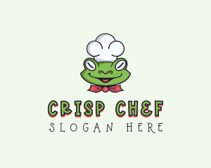 Frog Chef Cook logo design