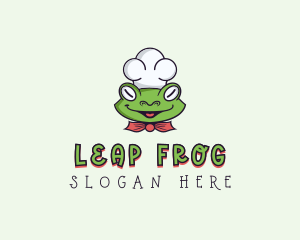 Frog Chef Cook logo design