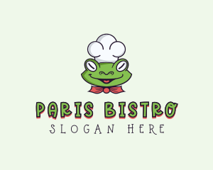 Frog Chef Cook logo design