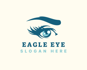 Eye Lashes Beauty Makeup  logo design