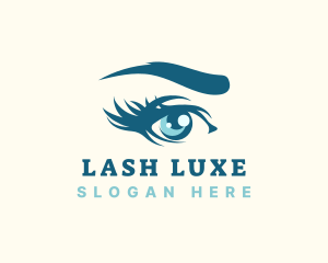 Eye Lashes Beauty Makeup  logo design