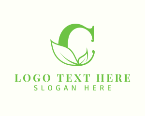 Leaf Farm Letter C Logo