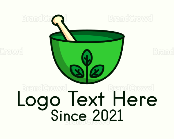 Herbal Mortar & Pestle Logo