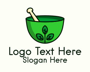 Herbal Mortar & Pestle Logo