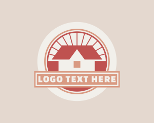Roofer - Roof Property Sunrays logo design