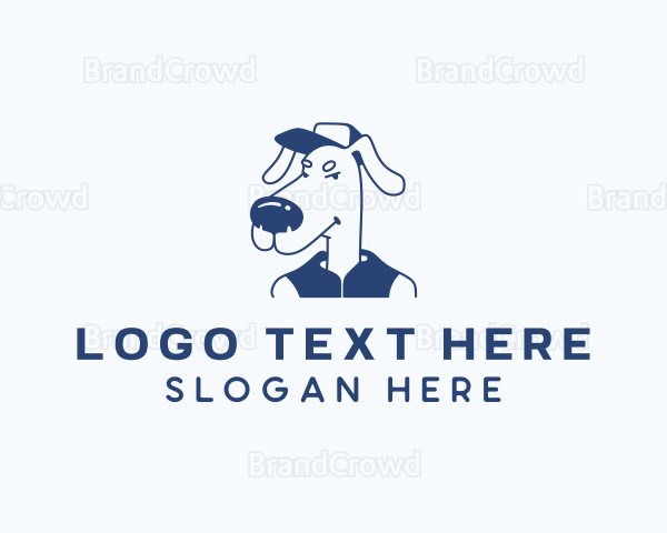 Dog Pet Cartoon Logo