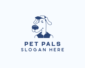 Dog Pet Cartoon logo design