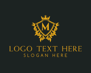 Letter M - Luxury Shield Letter M logo design