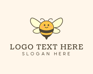 Insect - Cute Bee Mascot logo design