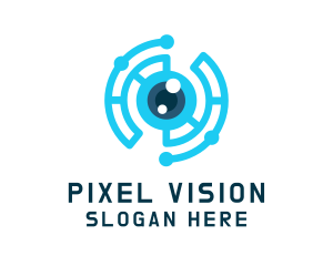 Digital Tech Eye  logo design