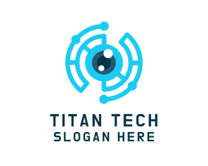 Digital Tech Eye  logo design