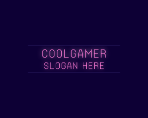 Programming - Neon Digital Gaming Wordmark logo design