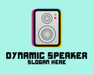 Speaker - Colorful Music Speaker logo design