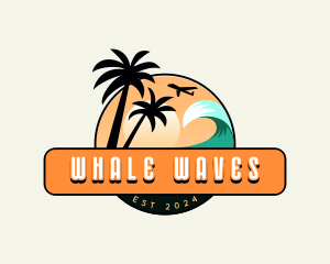 Wave Travel Resort   logo design