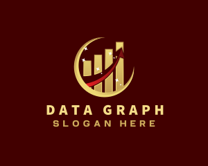 Graph Arrow Finance logo design