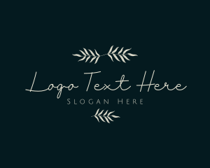 Elegant Leaf Business Logo