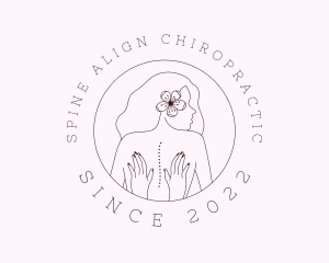 Chiropractor - Flower Woman Spa logo design