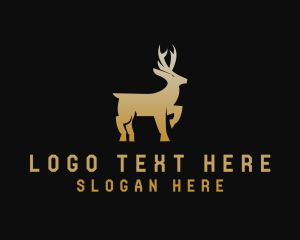 Deer - Gradient Deer Enterprise logo design