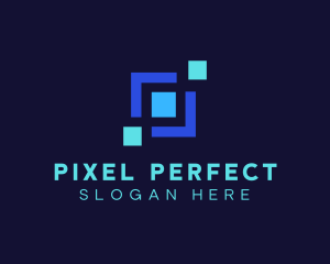 Pixel Box Technology  logo design