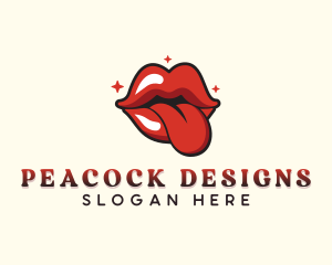 Sexy Mouth Tongue Logo