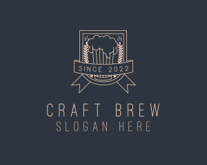 Brewer - Beer Distiller Brewery logo design