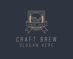 Beer Distiller Brewery logo design