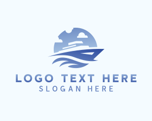 Ferry - Ferry Travel Cruise logo design