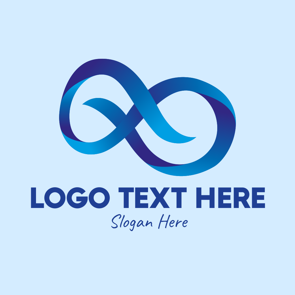Blue Infinity Company Logo | BrandCrowd Logo Maker