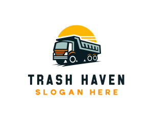 Dump Truck Construction logo design