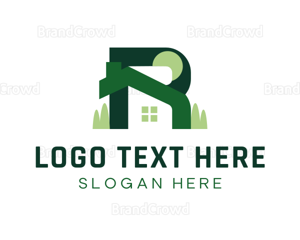 Modern Real Estate Letter R Logo