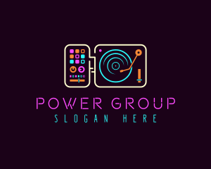 Streaming - Neon Club Music logo design