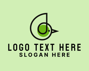 Zoology - Bird Shell Letter D logo design