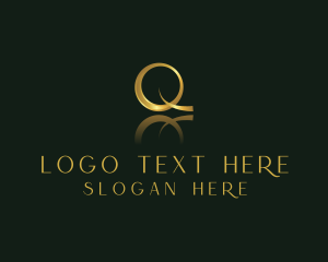 Designer - Metallic Reflection Stylish Letter Q logo design