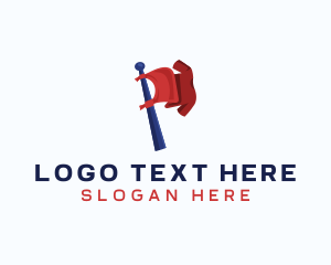 Tee - Flag Tshirt Apparel logo design