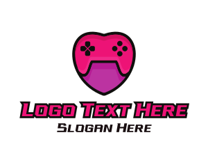 Xbox - Feminine Heart Gamer logo design