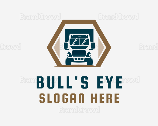 Truck Delivery Logistics Logo