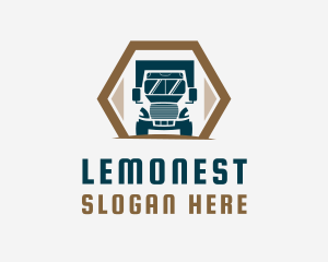 Truck Delivery Logistics Logo