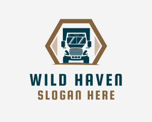 Truck Delivery Logistics Logo