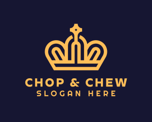 Deluxe Crown Cross Logo