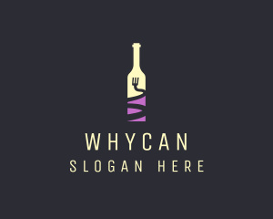 Beverage - Food Wine Bar Bottle logo design