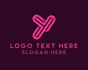Letter Y - Digital Web Data Developer logo design