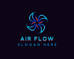 Cooling  Air Propeller logo design