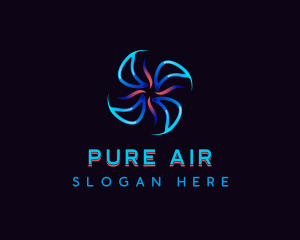 Cooling  Air Propeller logo design