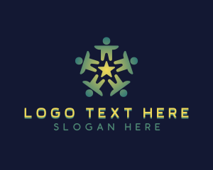 People - Group Charity Support logo design