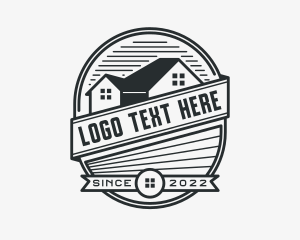 Roof Services - Roof Town House logo design